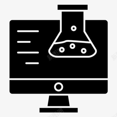 科学化学计算机图标图标
