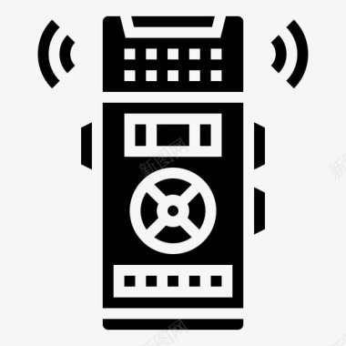 录音机应用程序音频图标图标