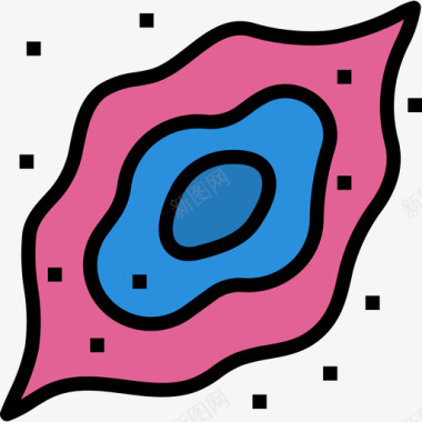 星云86号太空线状颜色图标图标