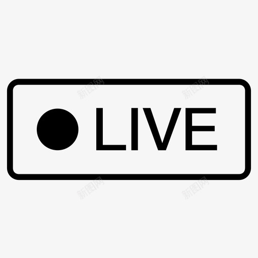 直播-livesvg_新图网 https://ixintu.com 直播-live