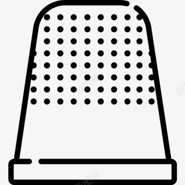 顶针缝纫30直线图标图标