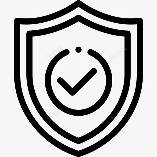 Shield营销seo14线性图标svg_新图网 https://ixintu.com Shield 线性 营销seo14