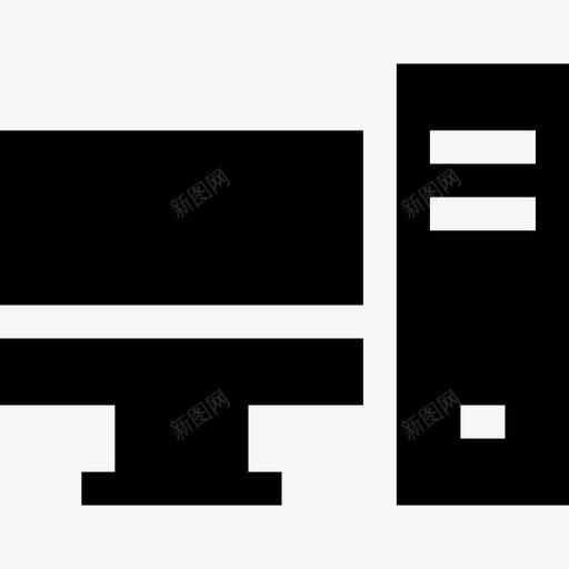 计算机硬件6已填充图标svg_新图网 https://ixintu.com 已填充 硬件6 计算机