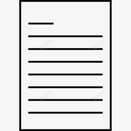 文书文件表格图标svg_新图网 https://ixintu.com 文书 文件 条款 表格