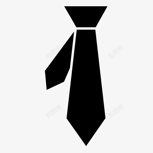 领带礼服正装图标svg_新图网 https://ixintu.com 正装 礼服 领带