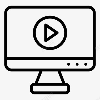 视频计算机lcd图标图标