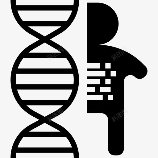 人类遗传学3填充图标svg_新图网 https://ixintu.com 人类 填充 遗传学3