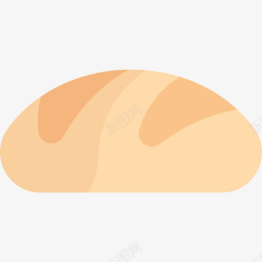面包感恩节36扁平图标图标