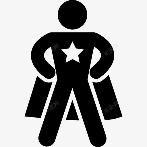 超级英雄象形图权力图标svg_新图网 https://ixintu.com 权力 象形图 超级英雄 超级英雄固体图标