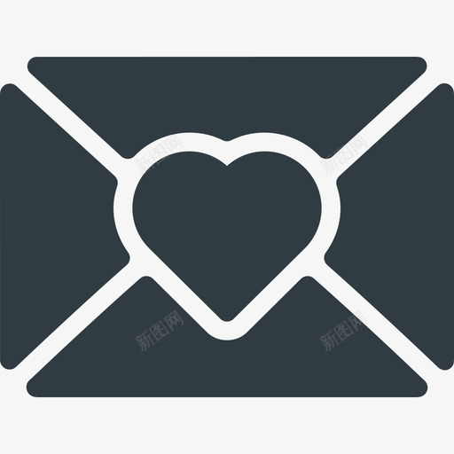 情书爱情43填充图标svg_新图网 https://ixintu.com 填充 情书 爱情43