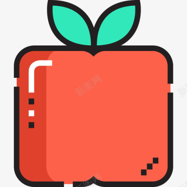 苹果感恩节49线形颜色图标图标