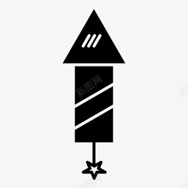 火箭庆祝烟火图标图标