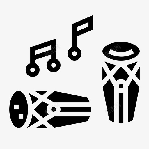 印度鼓文化音乐图标svg_新图网 https://ixintu.com 乐器 印度鼓 文化 泰拳扎实 音乐