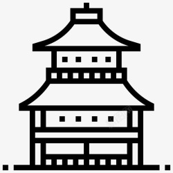 金阁寺金阁寺建筑日本图标高清图片