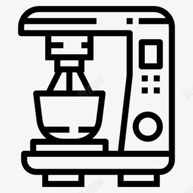 搅拌器烹饪厨房图标图标