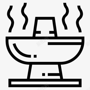 火锅煮炖图标图标