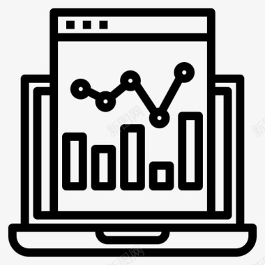 分析业务245线性图标图标