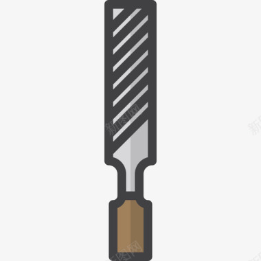 锉刀42号工具线性颜色图标图标