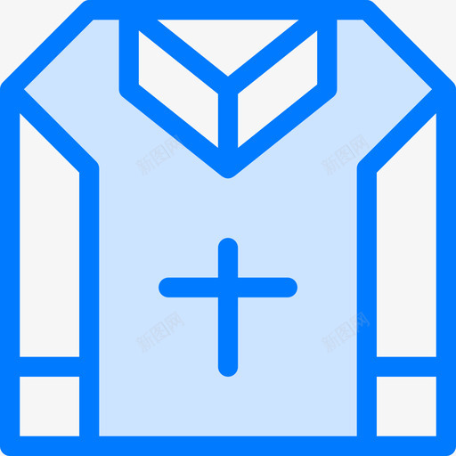衬衫所有圣徒日2蓝色图标svg_新图网 https://ixintu.com 所有圣徒日2 蓝色 衬衫