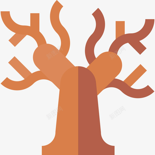 树自然54平坦图标svg_新图网 https://ixintu.com 平坦 树 自然54