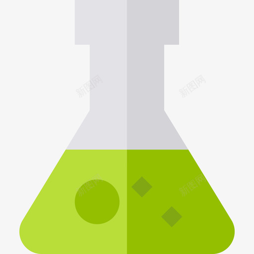 烧瓶生物学4扁平图标svg_新图网 https://ixintu.com 扁平 烧瓶 生物学4