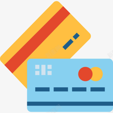 信用卡财务7持平图标图标