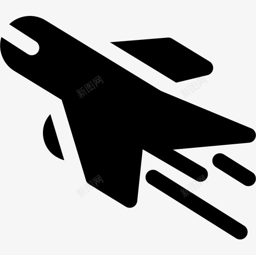 飞机运输84已填充图标svg_新图网 https://ixintu.com 已填充 运输84 飞机