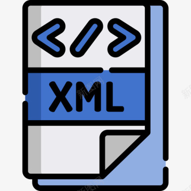 Xml文件网页66线性颜色图标图标