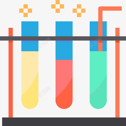 试管学校48扁平图标svg_新图网 https://ixintu.com 学校48 扁平 试管
