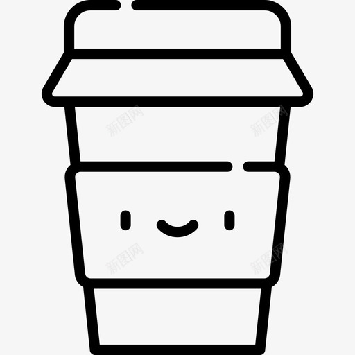 咖啡快餐25直系图标svg_新图网 https://ixintu.com 咖啡 快餐25 直系