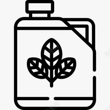 生物柴油回收利用11线性图标图标