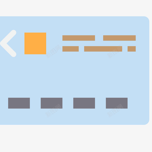 借记卡购物和电子商务6持平图标svg_新图网 https://ixintu.com 借记卡 持平 购物和电子商务6