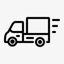 卡车销售送货单货到付款送货车图标高清图片