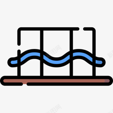 管游乐场25线颜色图标图标