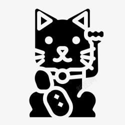日本曼丹奈科猫文化日本图标高清图片