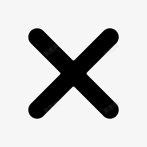 取消ui用户界面图标svg_新图网 https://ixintu.com ui ux x标记 取消 用户界面