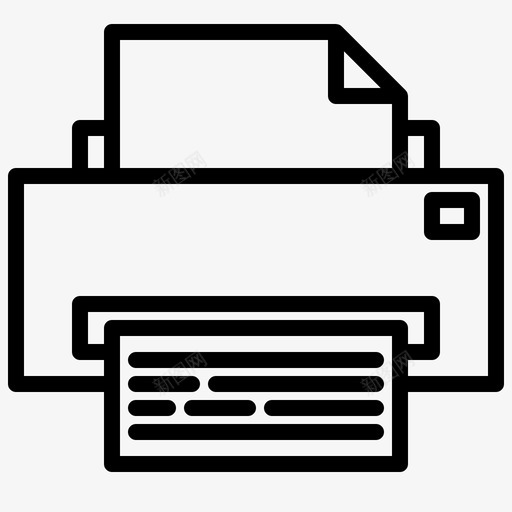 打印机计算机电子图标svg_新图网 https://ixintu.com 打印机 技术 电子 硬件 计算机 计算机硬件 设备