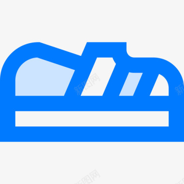 Loafer鞋类4蓝色图标图标
