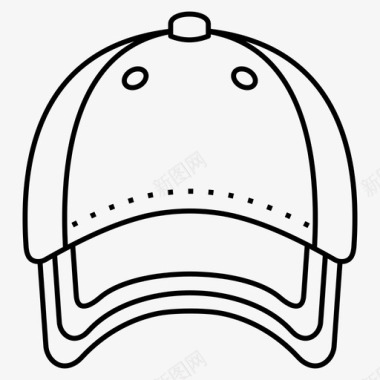 棒球帽帽子头饰图标图标