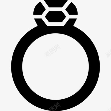 戒指仪式爱情图标图标
