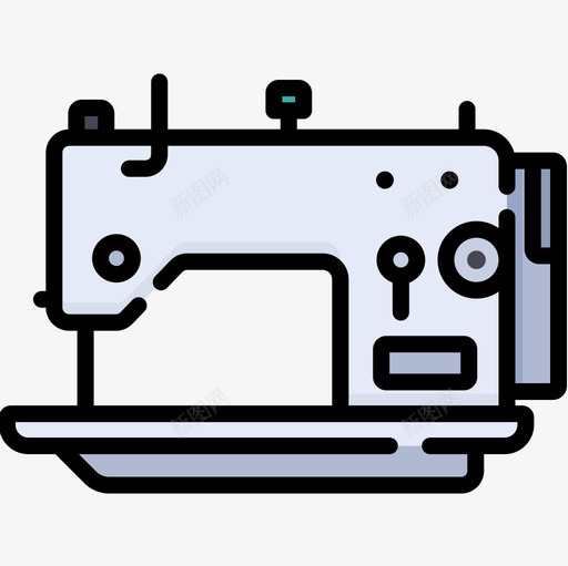 缝纫机缝28线颜色图标svg_新图网 https://ixintu.com 线颜色 缝28 缝纫机