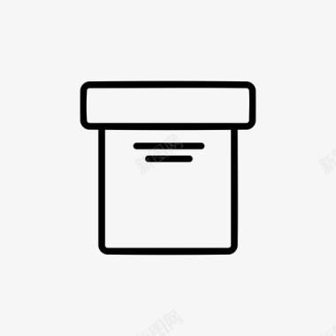 箱子桶容器图标图标