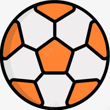 足球荷兰8线颜色图标图标