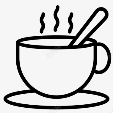 热咖啡商务饮料图标图标