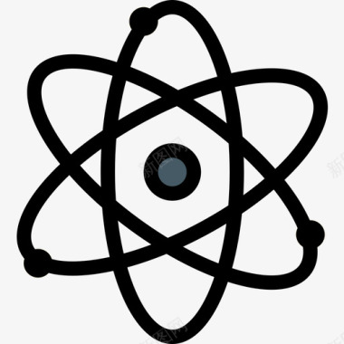 Atom返校67线性颜色图标图标