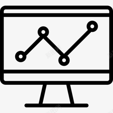 折线图要素23线性图标图标