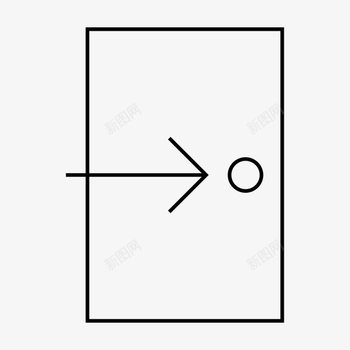 登录签入进来图标svg_新图网 https://ixintu.com 开发图标 登录 签入 网页设计 输入 进来