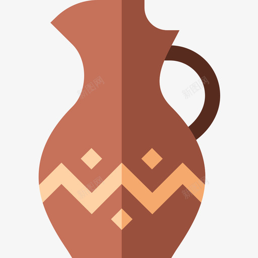 陶器造型艺术3平面图标svg_新图网 https://ixintu.com 平面 造型艺术3 陶器