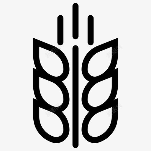 麦子svg_新图网 https://ixintu.com 麦子 麦子，水稻，食物