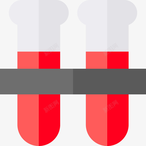 试管献血2扁平图标svg_新图网 https://ixintu.com 扁平 献血2 试管